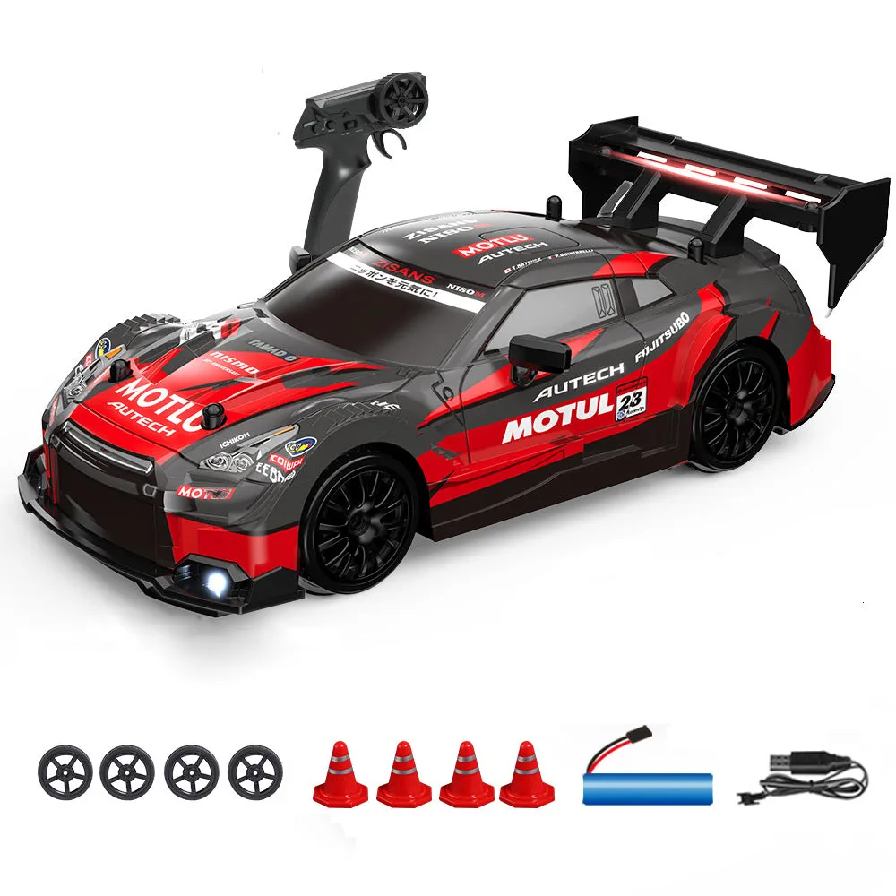 1/24 RC Drift Car 30KM/H GTR Racing Fast RC Car 4WD Electric Remote Control Car Toys