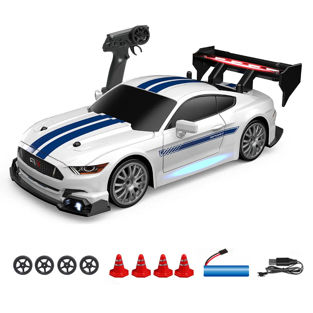 1/24 RC Drift Car 30KM/H GTR Racing Fast RC Car 4WD Electric Remote Control Car Toys