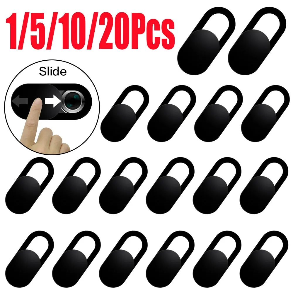 1/5/10/20 Pcs Webcam Cover Laptop Camera Cover Slider Phone Antispy For iPad PC Macbook Tablet lenses Privacy Sticker