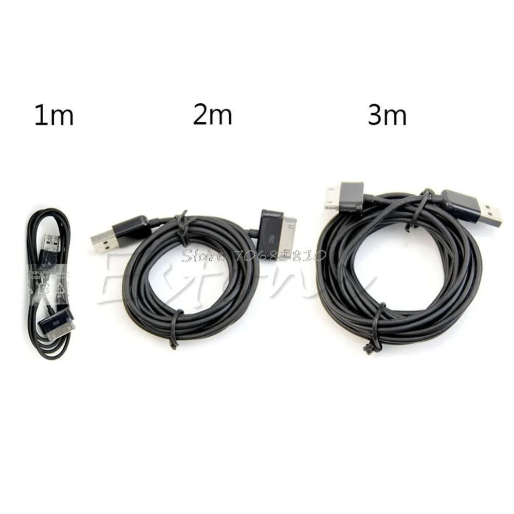 1M/2M/3M USB Sync Data Charging Cord For Samsung Galaxy Tab 2 7 8.9 10.1" P1000 #R179T# Drop shipping