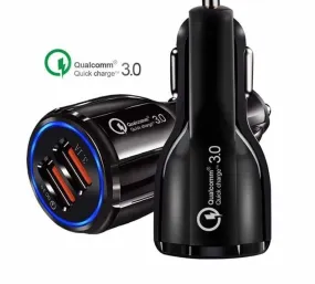 2 Port USB Fast Car Charger for Smart Phone