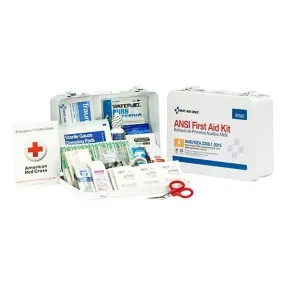 25 Person First Aid Kit - ANSI A - Metal Case - Becker Logo