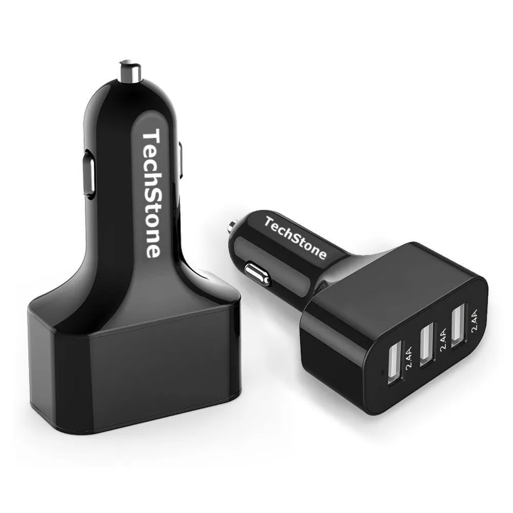 3 port USB car charger