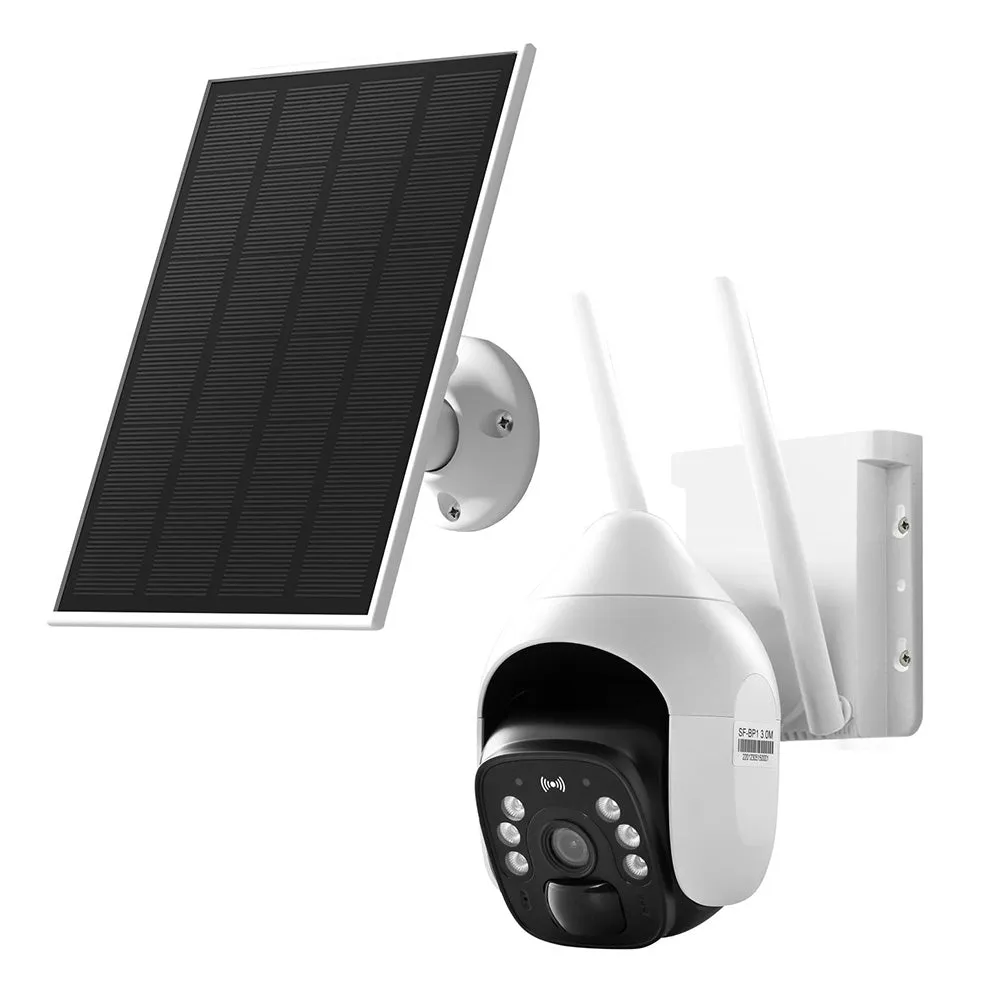 3MP WiFi Security Camera with Solar Panel, Night Vision - UL-Tech