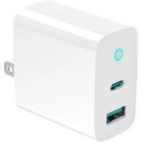 4XEM 45W GAN Charger USB-C   USB-A - White