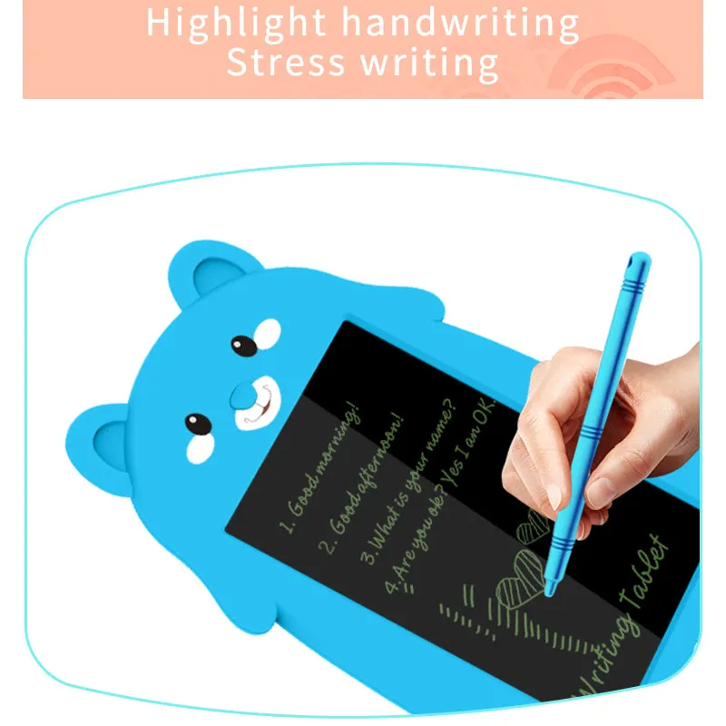 8.5inch Cartoon Handwriting LCD Tablet for Parent-Child Interaction Easy Writing Painting Pen