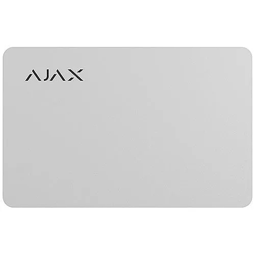 AJAX 42834.89.WH Contactless Card, 100-Piece, White