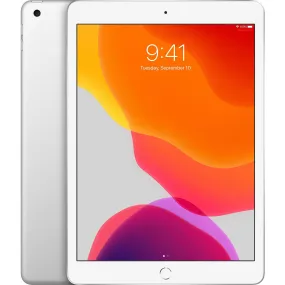 Apple iPad 7 10,2" 2019, Wi-Fi   4G, 128 GB, Silver MW6F2TY/A (C)