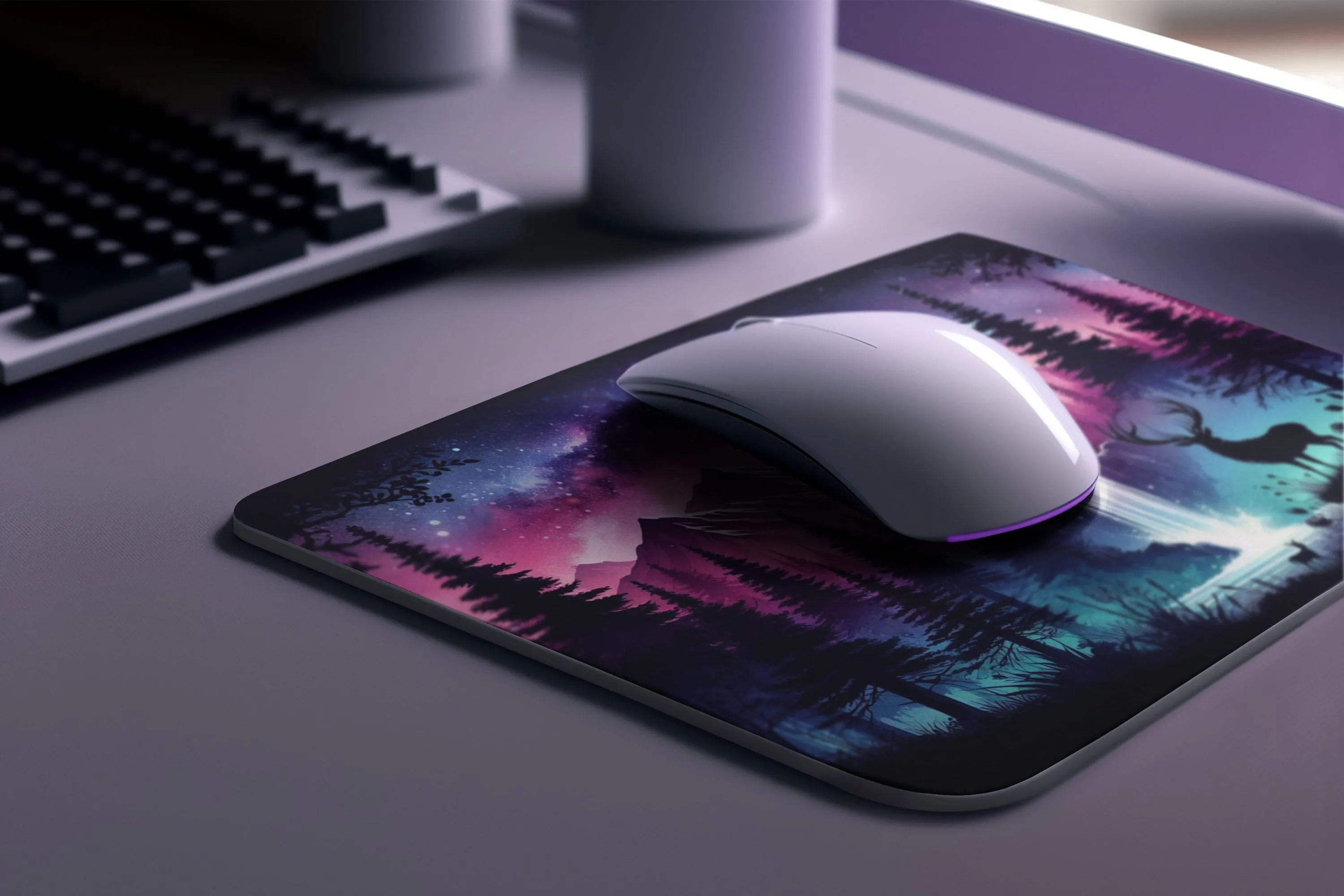 Aurora Borealis Mouse Mat