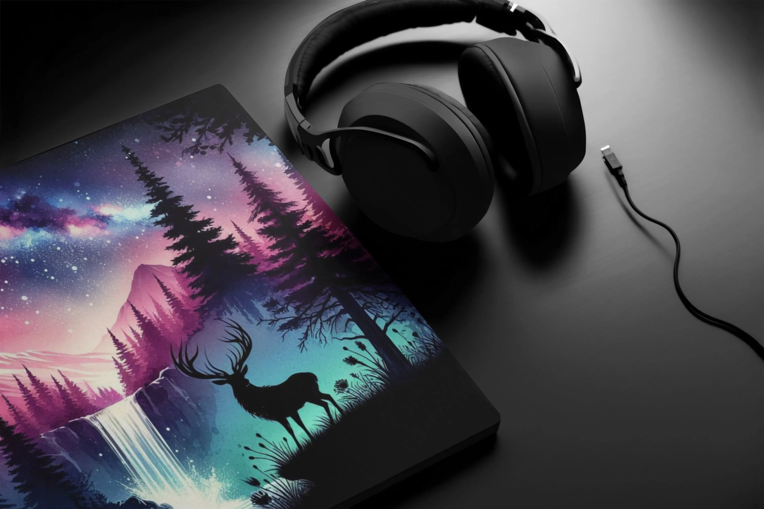 Aurora Borealis Mouse Mat