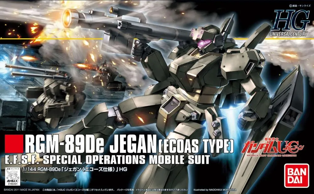 Bandai 123 Jegan ECOAS Type HGUC 1/144 Model Kit