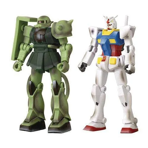 Bandai 2021 Con Ex Gundam Infinity Epic Battle Rx-78 & Zaku Action Figure 2 Pack