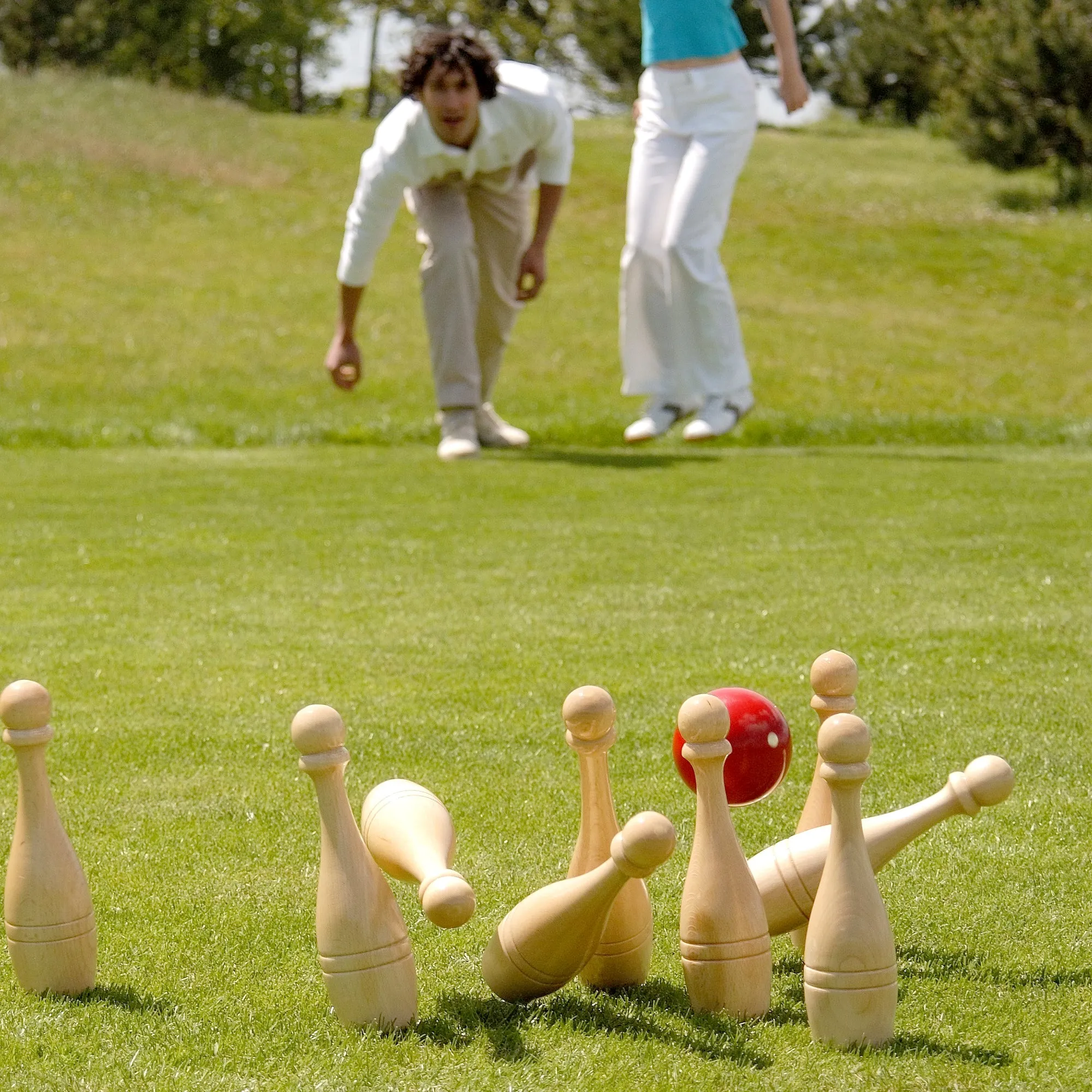 Bowling Set with Carrying Basket