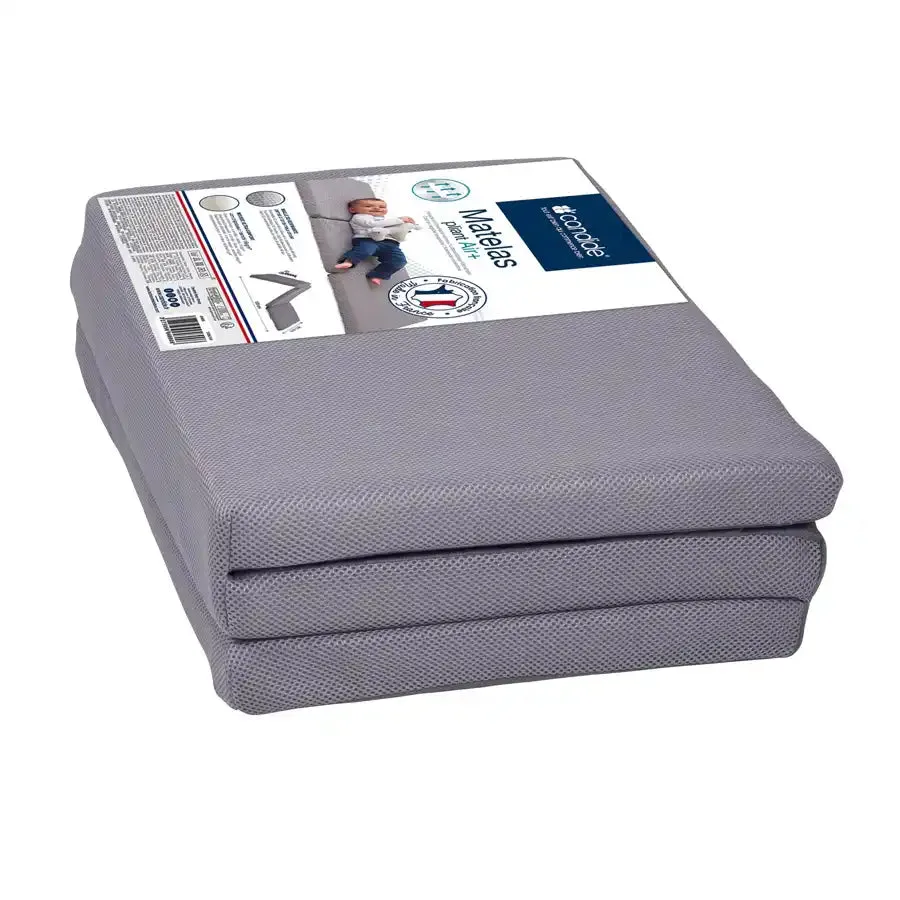 Candide Air  Foldable Travel Mattress - 120 x 60 x 4 cm (Grey)