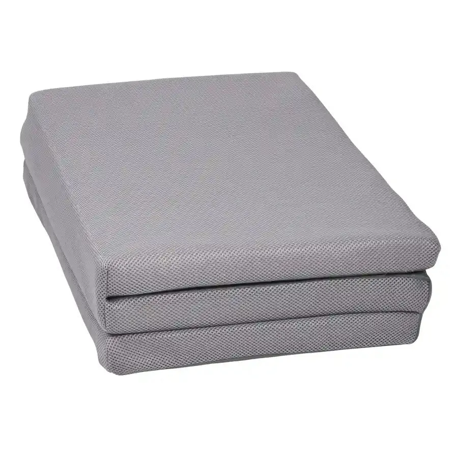 Candide Air  Foldable Travel Mattress - 120 x 60 x 4 cm (Grey)