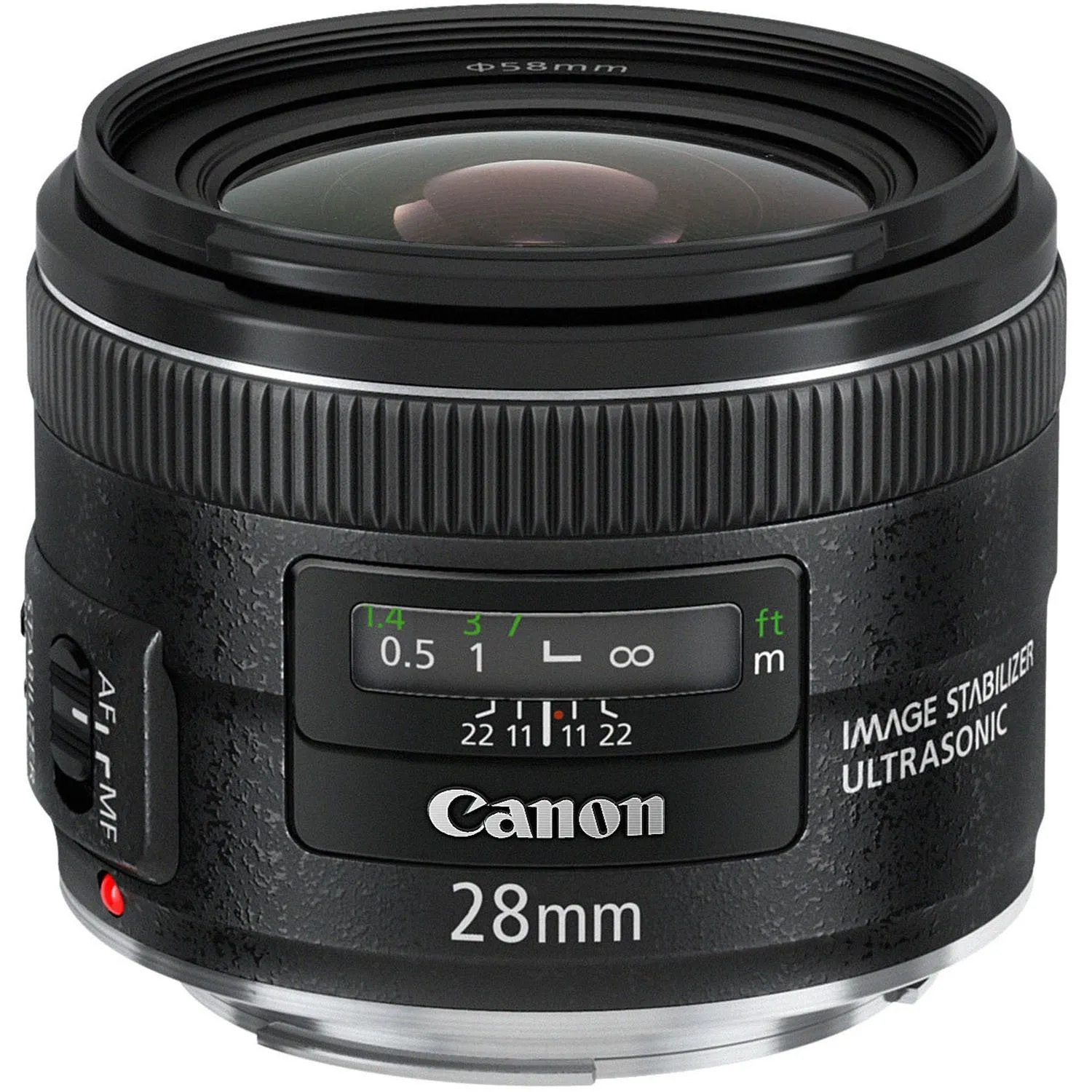 Canon EF 28mm f/2.8 IS USM Wide Angle Lens - Fixed