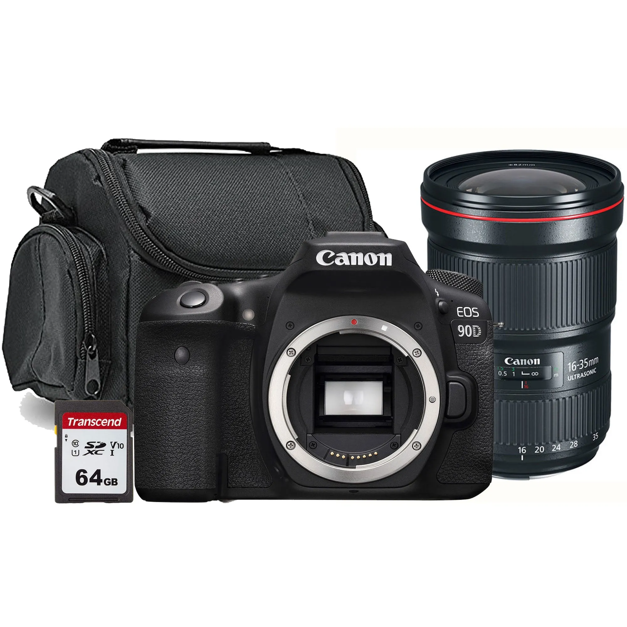 Canon EOS 90D 32.5MP Digital SLR Camera with Canon EF 16-35mm f/2.8L III USM Lens Basic Kit