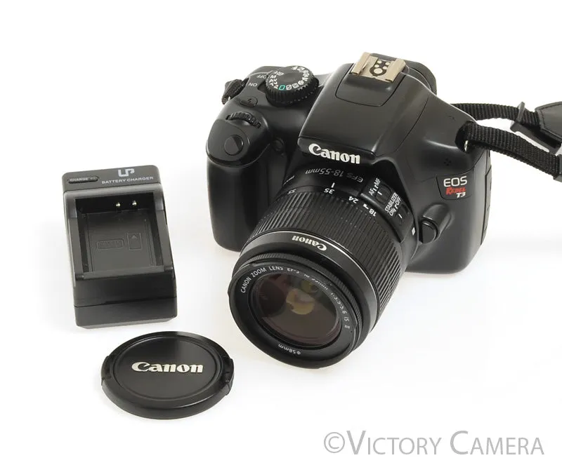 Canon EOS Rebel T3 12.2 MP DSLR Camera w/ 18-55mm f3.5-5.6 EFS Lens