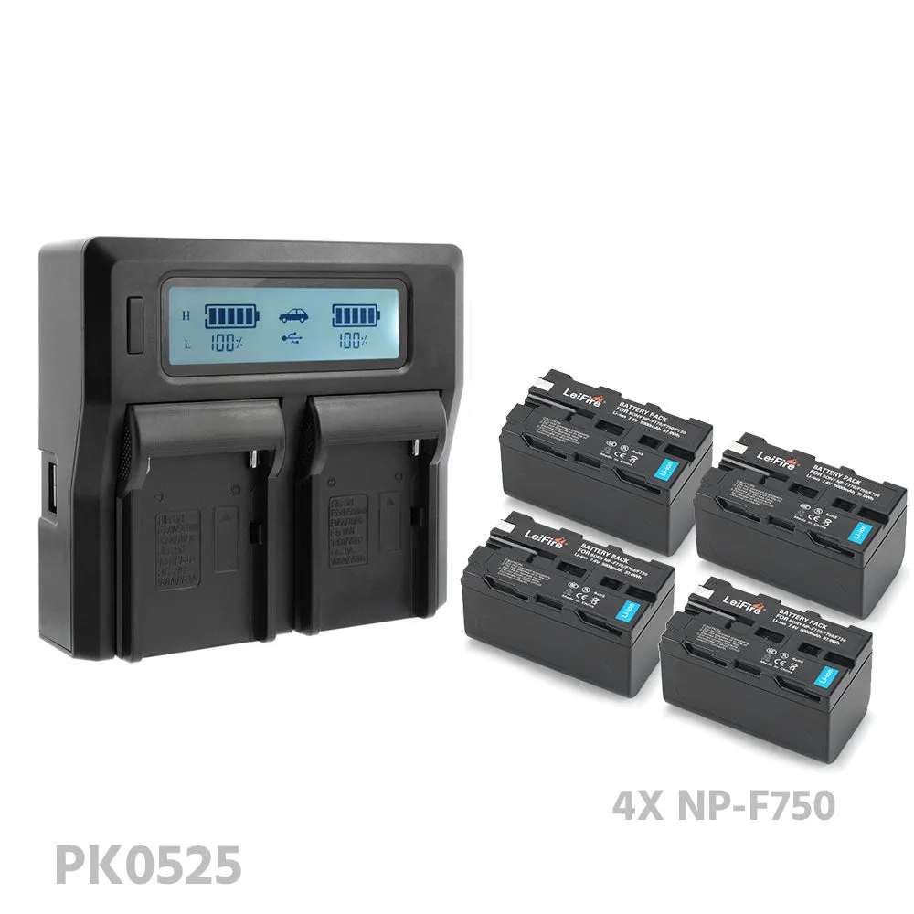 CGPro NP-F750/F770 5000mAh 7.4V Lithium-Ion Rechargeable Battery