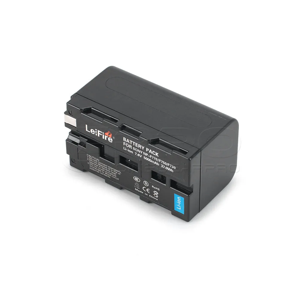 CGPro NP-F750/F770 5000mAh 7.4V Lithium-Ion Rechargeable Battery