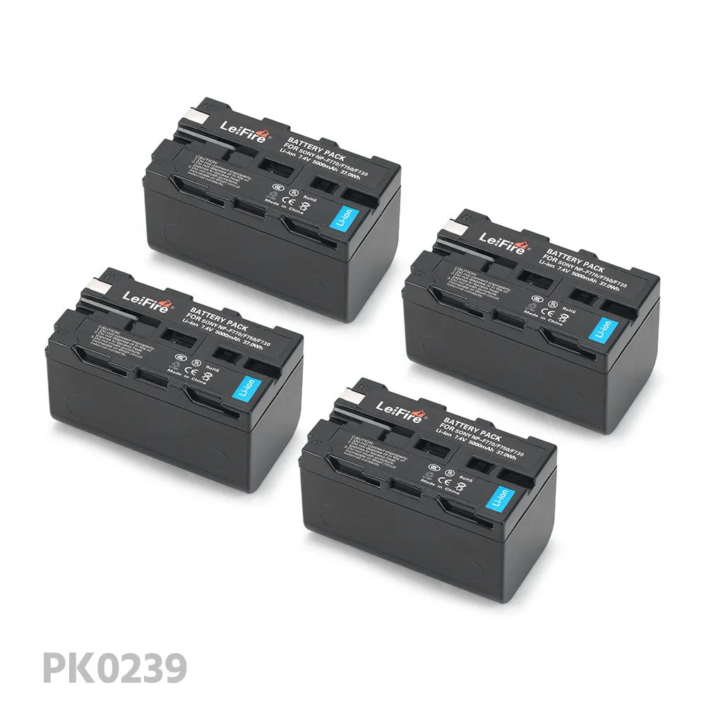 CGPro NP-F750/F770 5000mAh 7.4V Lithium-Ion Rechargeable Battery