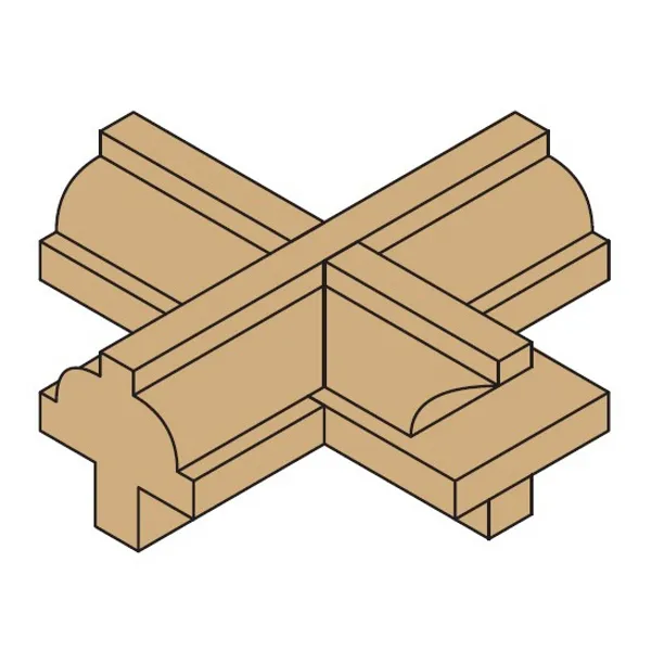 CMT 3 Piece Divided Light Door Carbide Tipped Router Bit Set