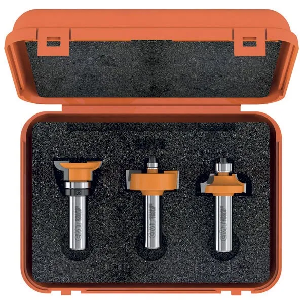 CMT 3 Piece Divided Light Door Carbide Tipped Router Bit Set