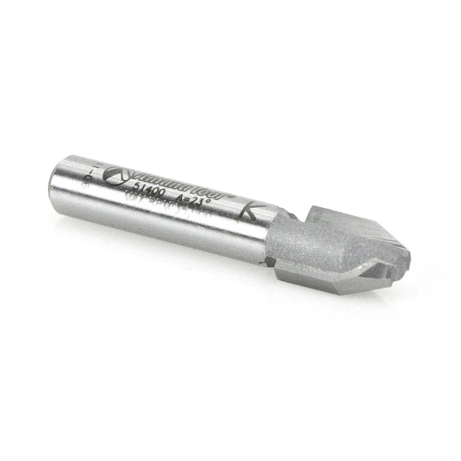 Combination Bevel⁄Flush Trim Router Bit | 22.5°x 11⁄32 Dia x 1⁄2 x 1⁄4"Shank | 51400 | 738685154007