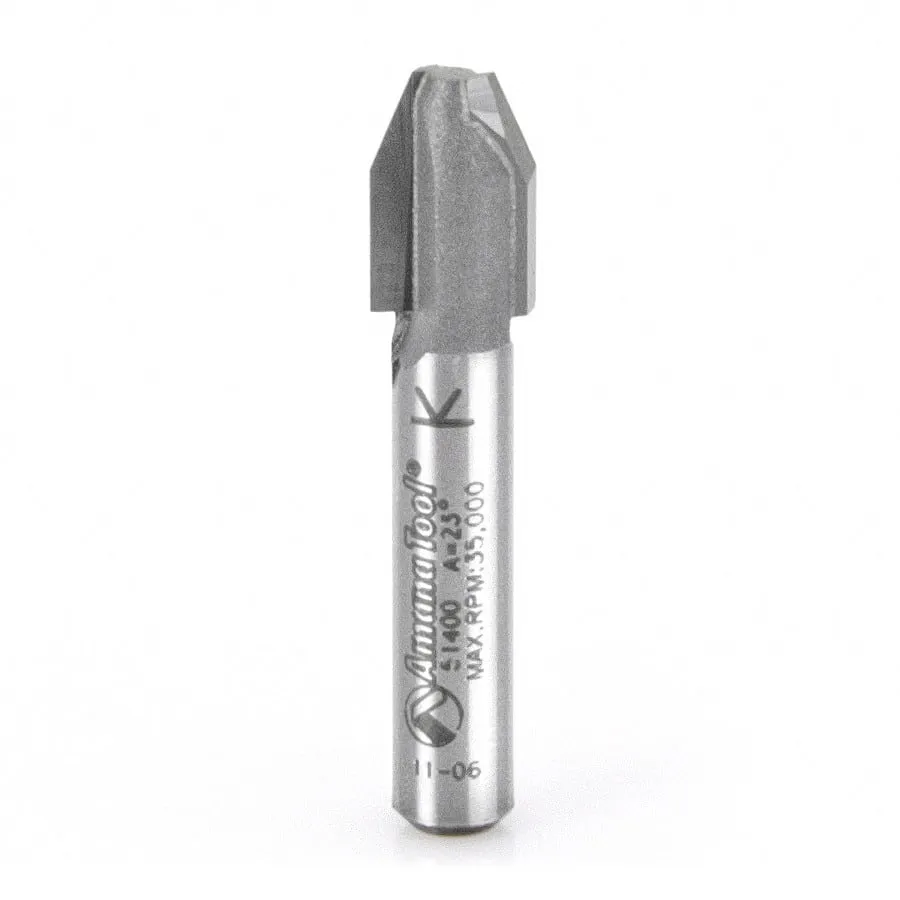 Combination Bevel⁄Flush Trim Router Bit | 22.5°x 11⁄32 Dia x 1⁄2 x 1⁄4"Shank | 51400 | 738685154007