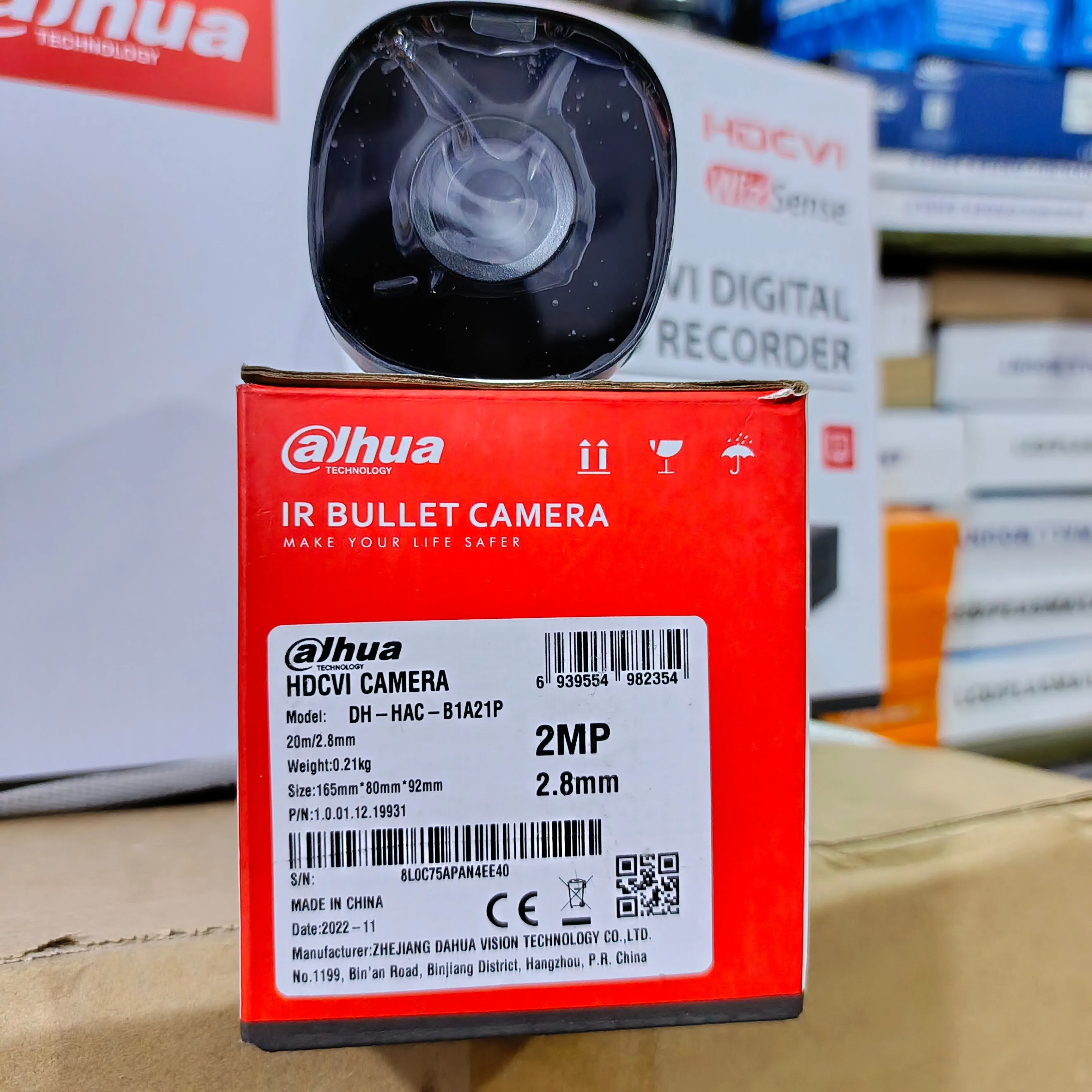 Dahua IR Bullet HDCVI Color Camera (2.8mm 2MP Lens) - Brand New