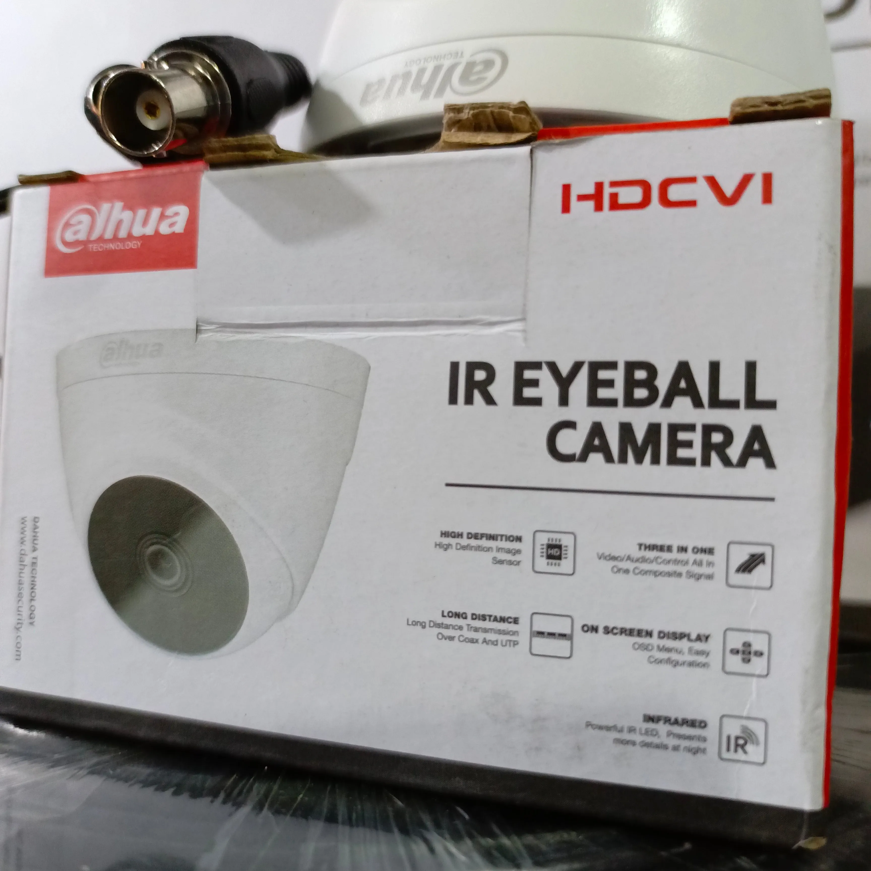 Dahua IR Eyeball HDCVI Color Turret Camera (2.8mm 2MP Lens) - Brand New