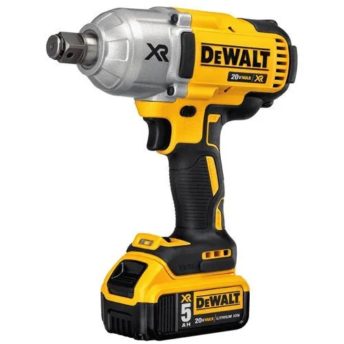 DEWALT DCF897P2 5 Ah 20V MAX XR High Torque 3/4-Inch Impact Wrench with Hog Ring