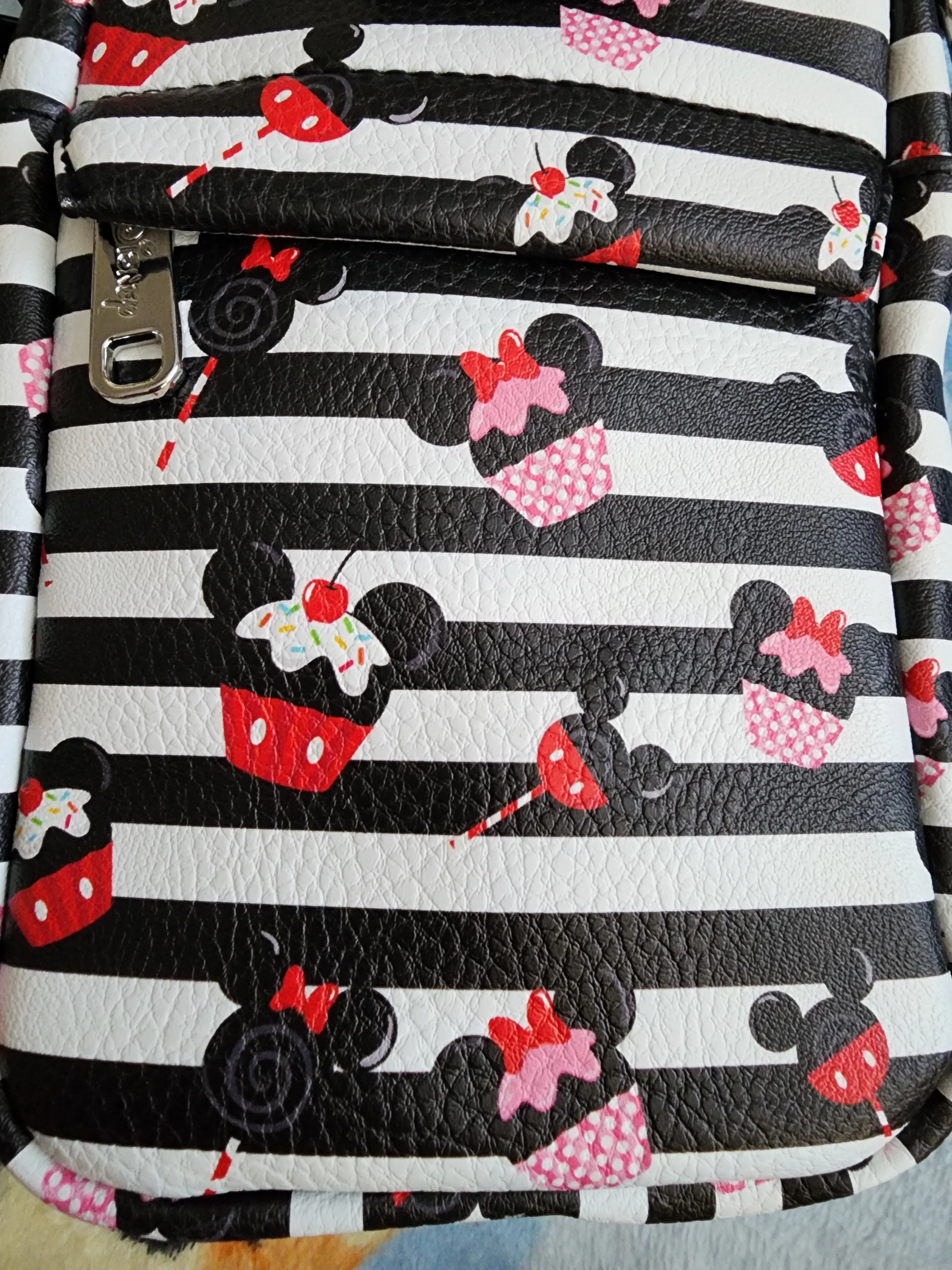 Disney Mickey and Minnie Delicious Desserts Crossbody Bag