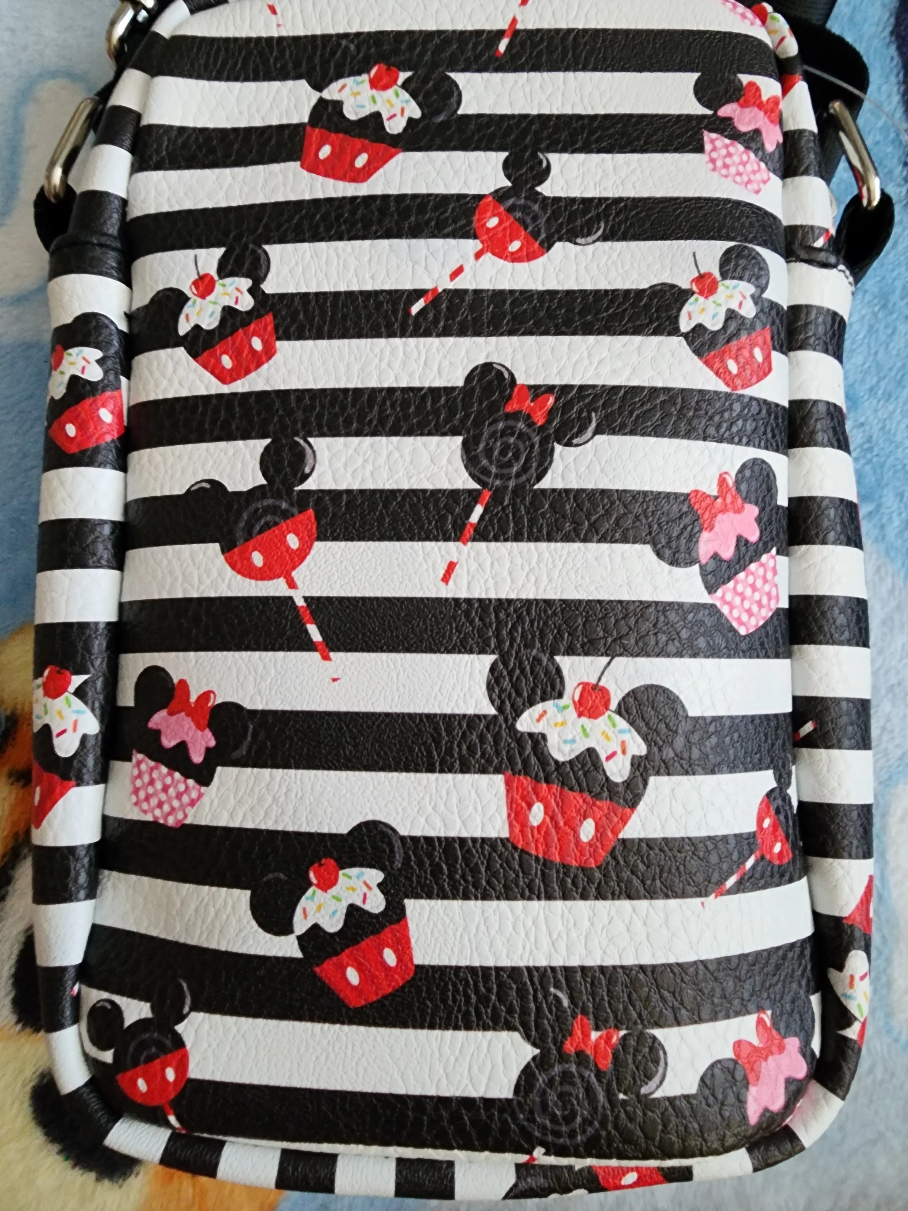 Disney Mickey and Minnie Delicious Desserts Crossbody Bag