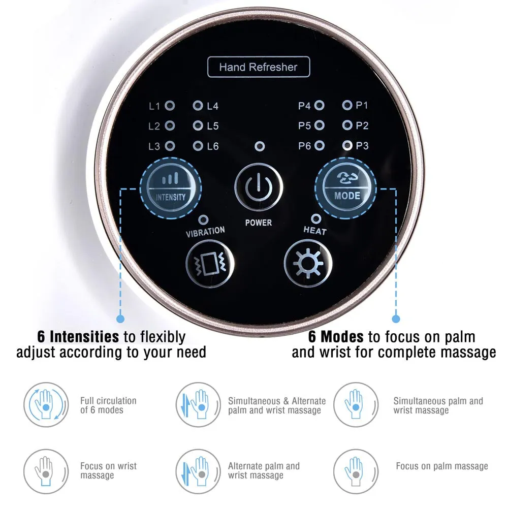 DIY Cordless Electric Hand Massager Heat Compression Vibration