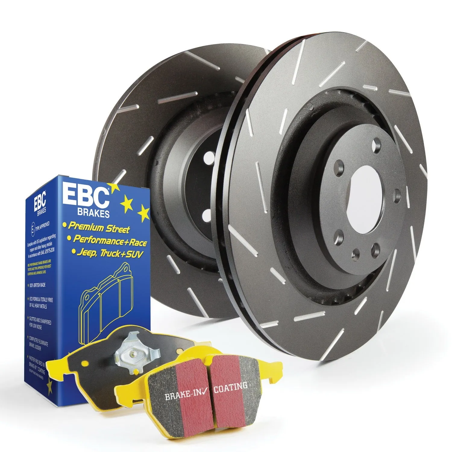 EBC Brakes S9KR1136 S9 Kits Yellowstuff and USR Rotors