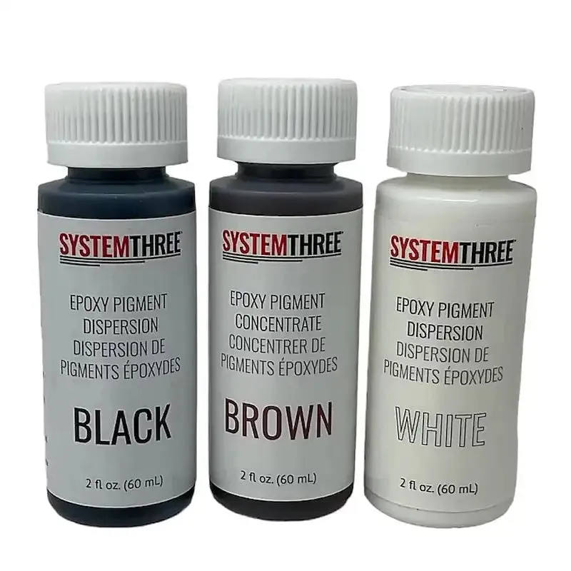 Epoxy Coloring Pigments by System Three- Various Colors- 2 OZ