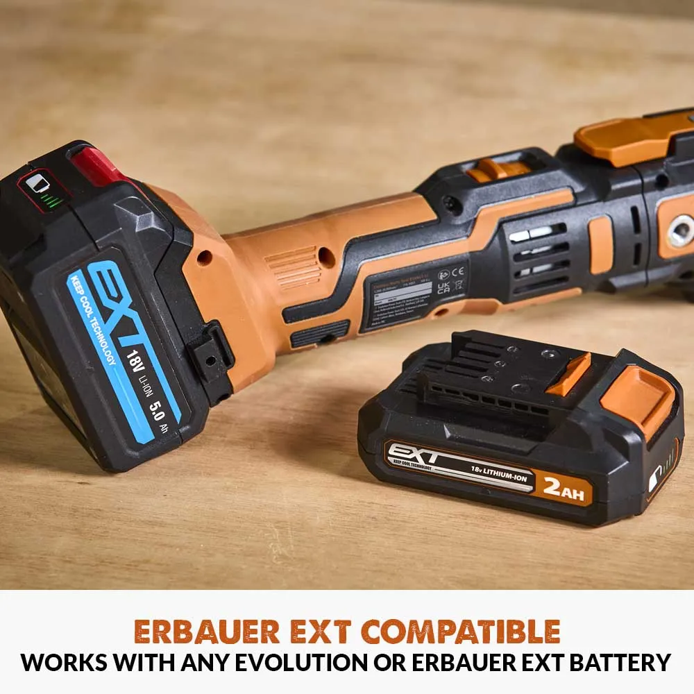 Evolution Cordless R18MLT-Li Multi-Tool 18v Li-Ion EXT With Accessory Kit (PROMO)