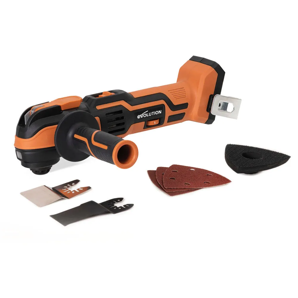 Evolution Cordless R18MLT-Li Multi-Tool 18v Li-Ion EXT With Accessory Kit (PROMO)