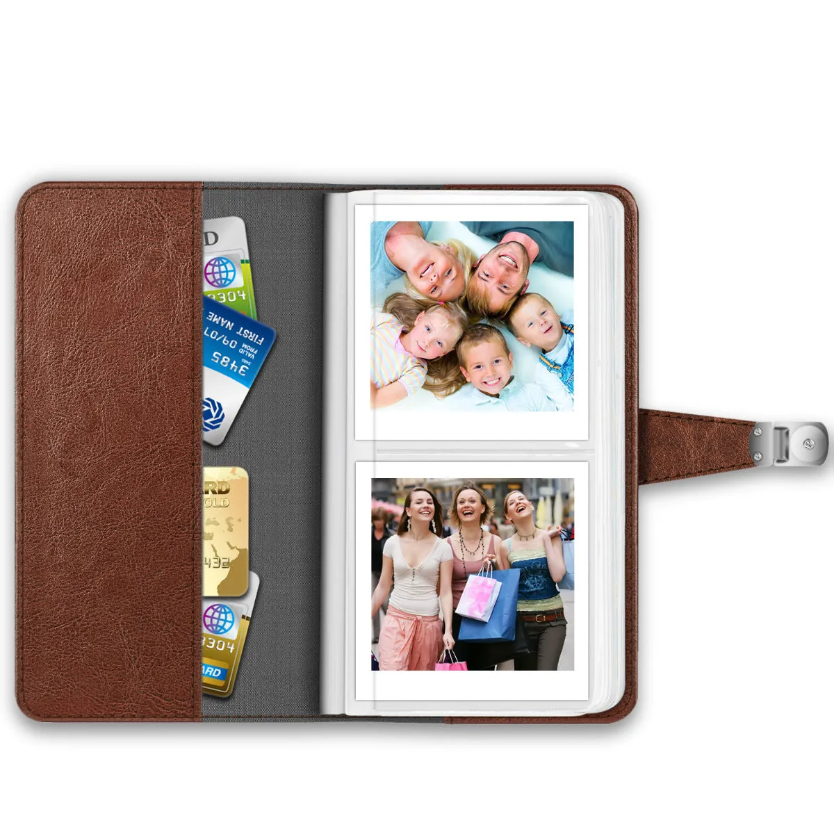 Fintie Wallet Photo Album for 3.4 x 2.8" Film | 64 Pockets