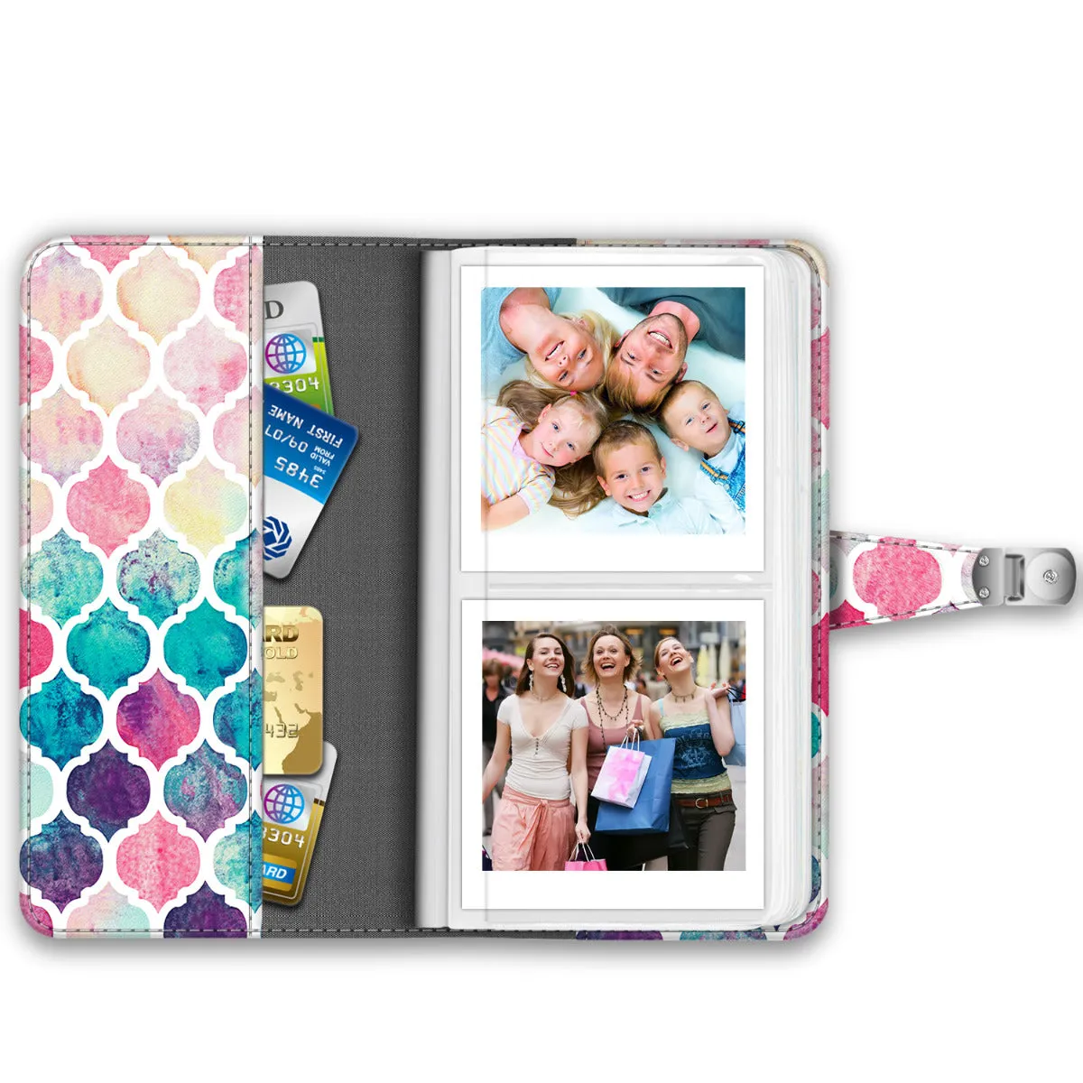 Fintie Wallet Photo Album for 3.4 x 2.8" Film | 64 Pockets