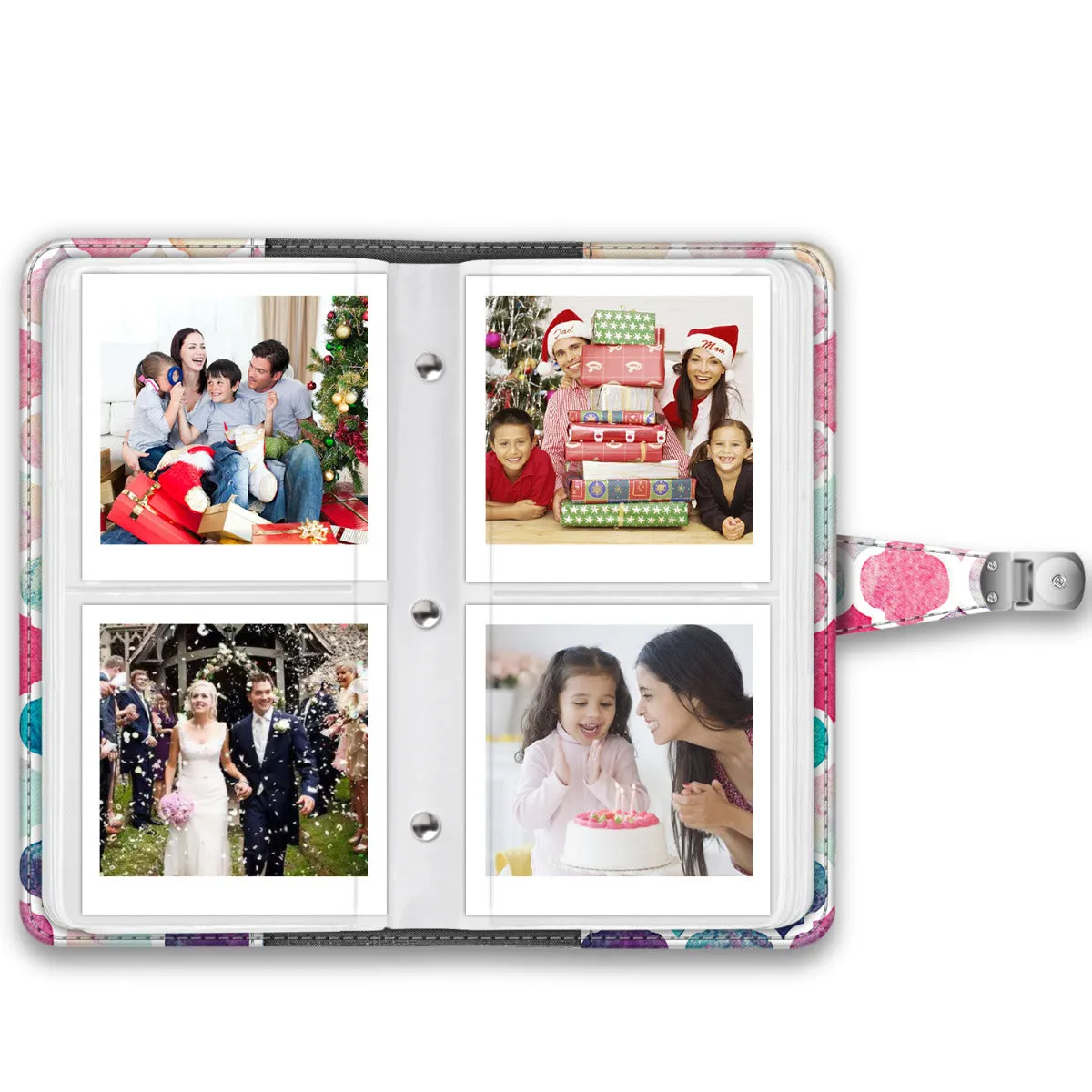 Fintie Wallet Photo Album for 3.4 x 2.8" Film | 64 Pockets