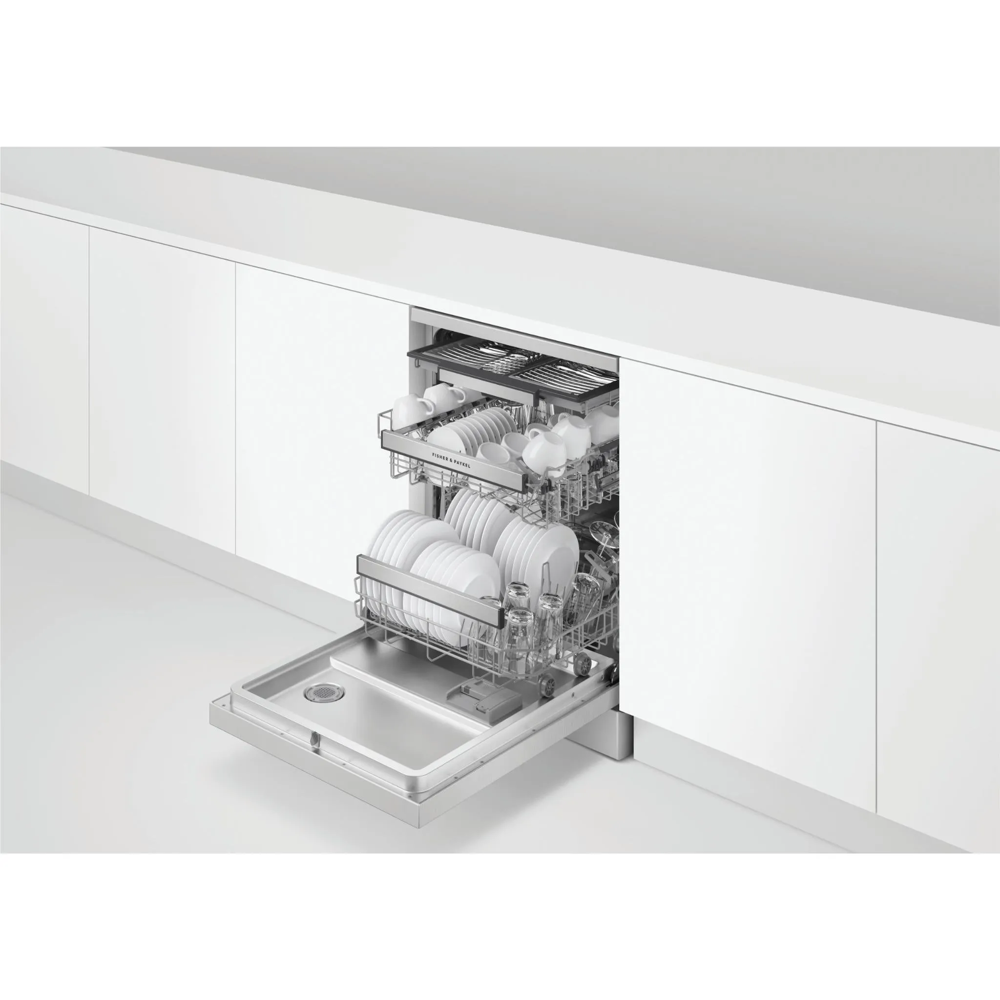 Fisher & Paykel DW60FC4X3 15-Place Setting Freestanding Dishwasher (Stainless Steel)