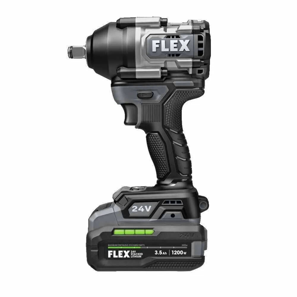 Flex FX1451-1F 1/2" Mid Torque Impact Wrench Stacked-Lithium Kit