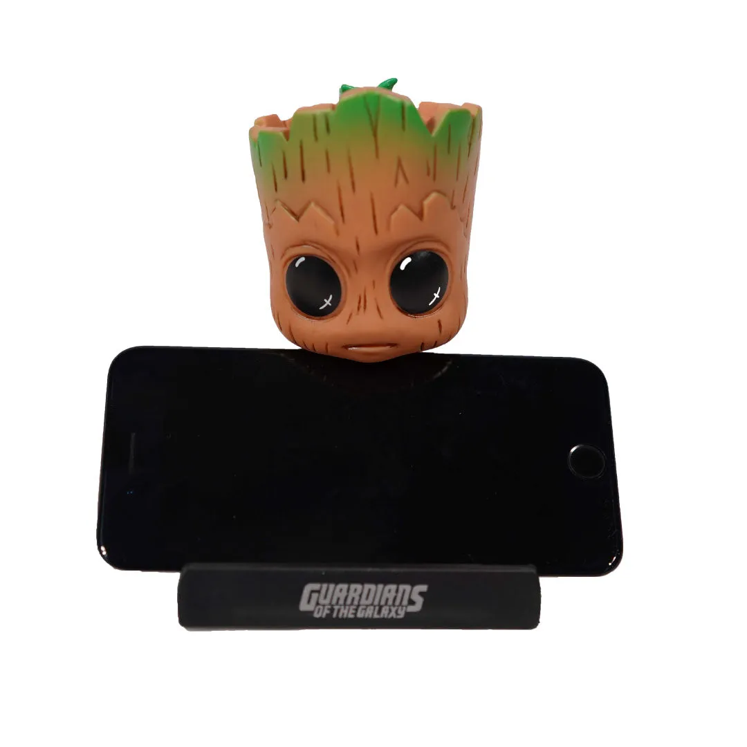 Groot Bobblehead With Mobile Holder For Cars, Work Desk | 14.5 CMS |