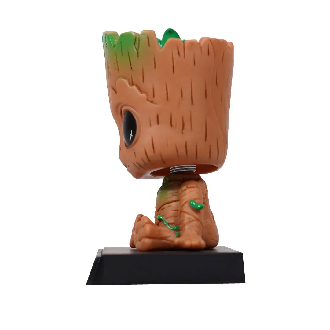 Groot Bobblehead With Mobile Holder For Cars, Work Desk | 14.5 CMS |