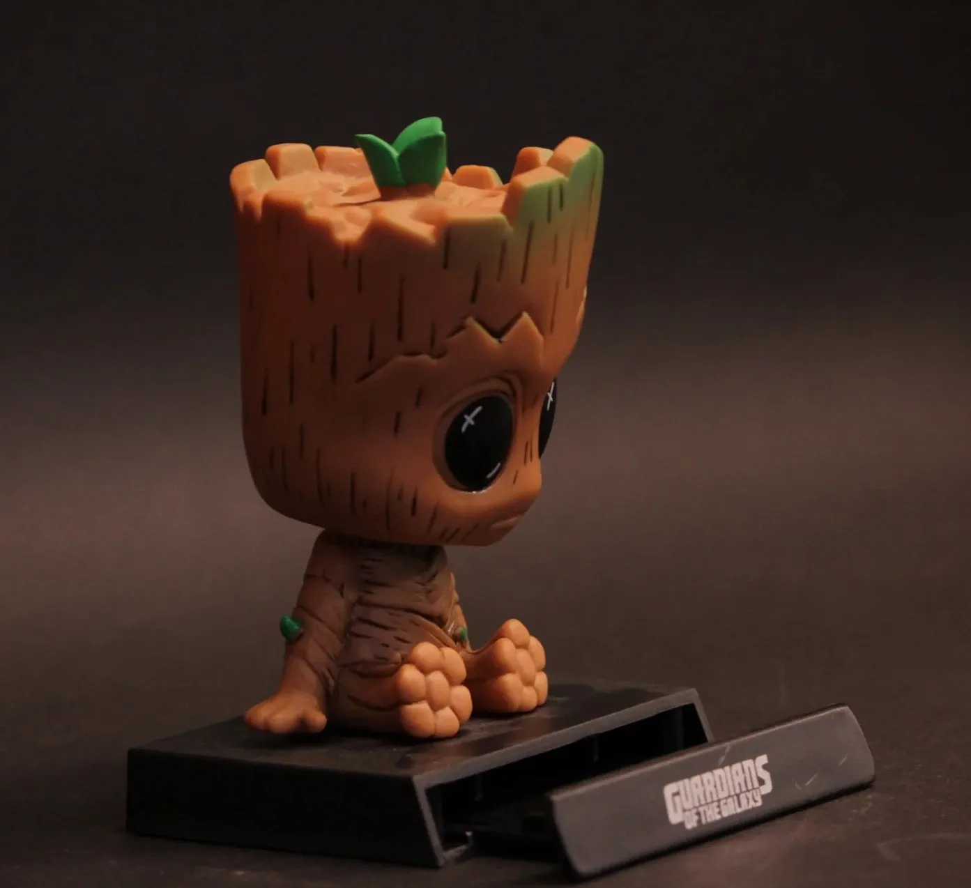 Groot Bobblehead With Mobile Holder For Cars, Work Desk | 14.5 CMS |