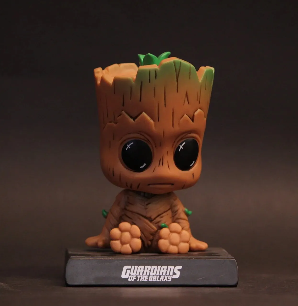 Groot Bobblehead With Mobile Holder For Cars, Work Desk | 14.5 CMS |