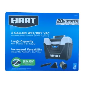 HART 20-Volt Cordless 2-Gallon Wet/Dry Vac (Tool Only)