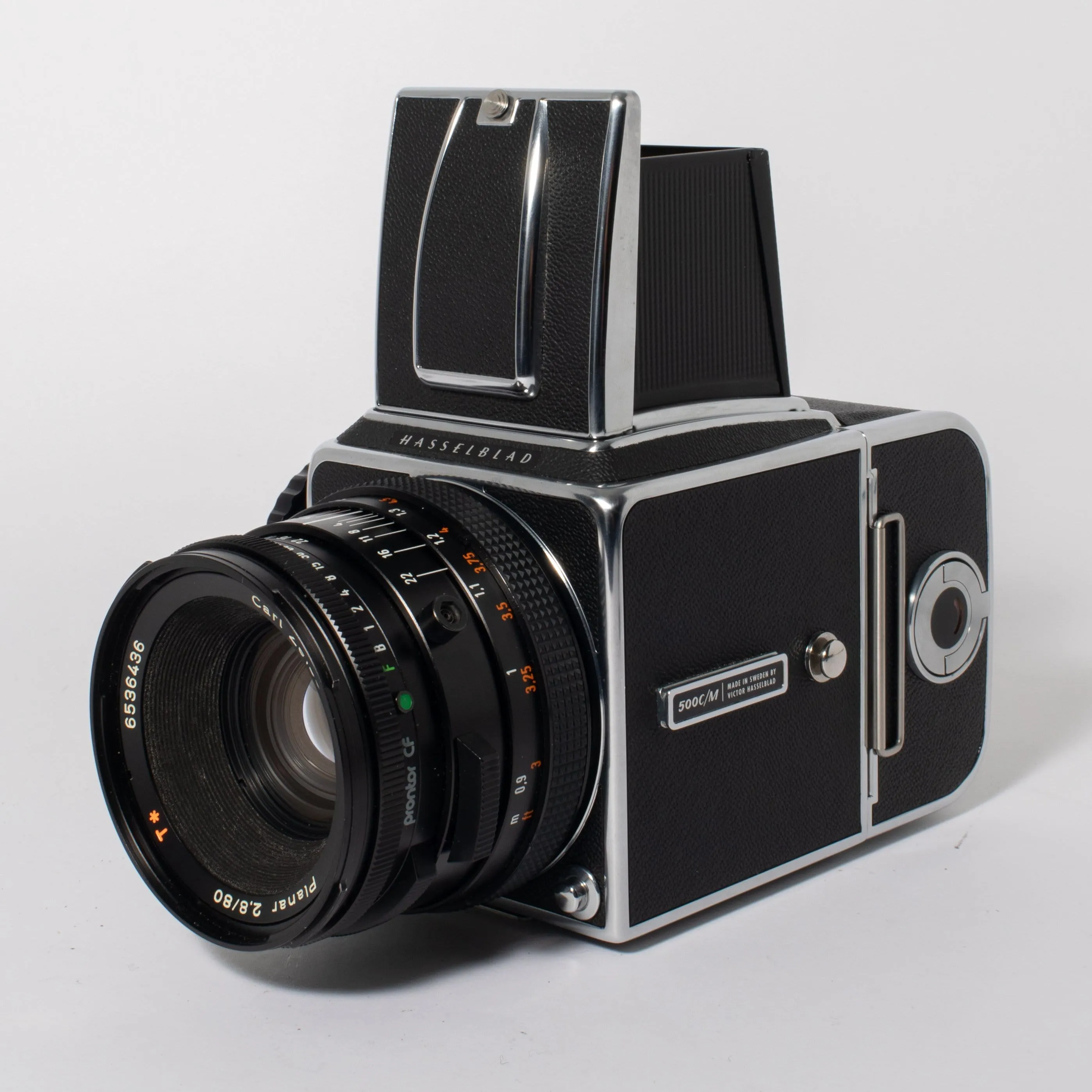 Hasselblad 500 C/M with Zeiss Planar 80mm f/2.8 CF Lens - FRESH CLA